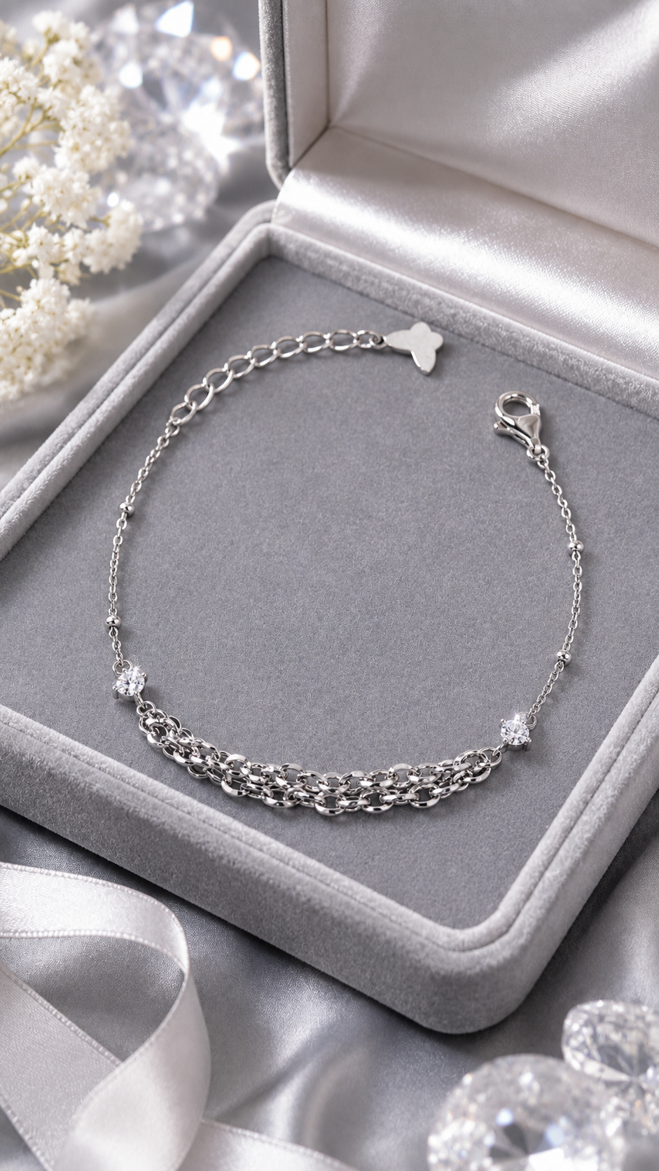 Multi-Layer Twisted Chain Bracelet
