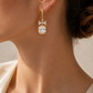 Bow Cushion-Cut Earrings