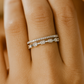 Stylish 925 Silver Dual Line Zircon Ring for Women – Elegant Geometric Finger Ring for Party & Daily Wear
