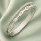 Stylish 925 Silver Dual Line Zircon Ring for Women – Elegant Geometric Finger Ring for Party & Daily Wear