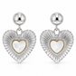 Silver Heart Earrings