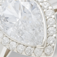 Elegant 925 Silver Teardrop Zircon Halo Ring for Women – Classic Solitaire Engagement & Party Wear Ring