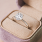 Classic 925 Silver Solitaire Zircon Ring for Women – Elegant Engagement & Everyday Wear Finger Ring