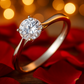 Classic 925 Silver Solitaire Zircon Ring for Women – Elegant Engagement & Everyday Wear Finger Ring