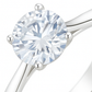 Classic 925 Silver Solitaire Zircon Ring for Women – Elegant Engagement & Everyday Wear Finger Ring
