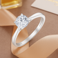 Classic 925 Silver Solitaire Zircon Ring for Women – Elegant Engagement & Everyday Wear Finger Ring