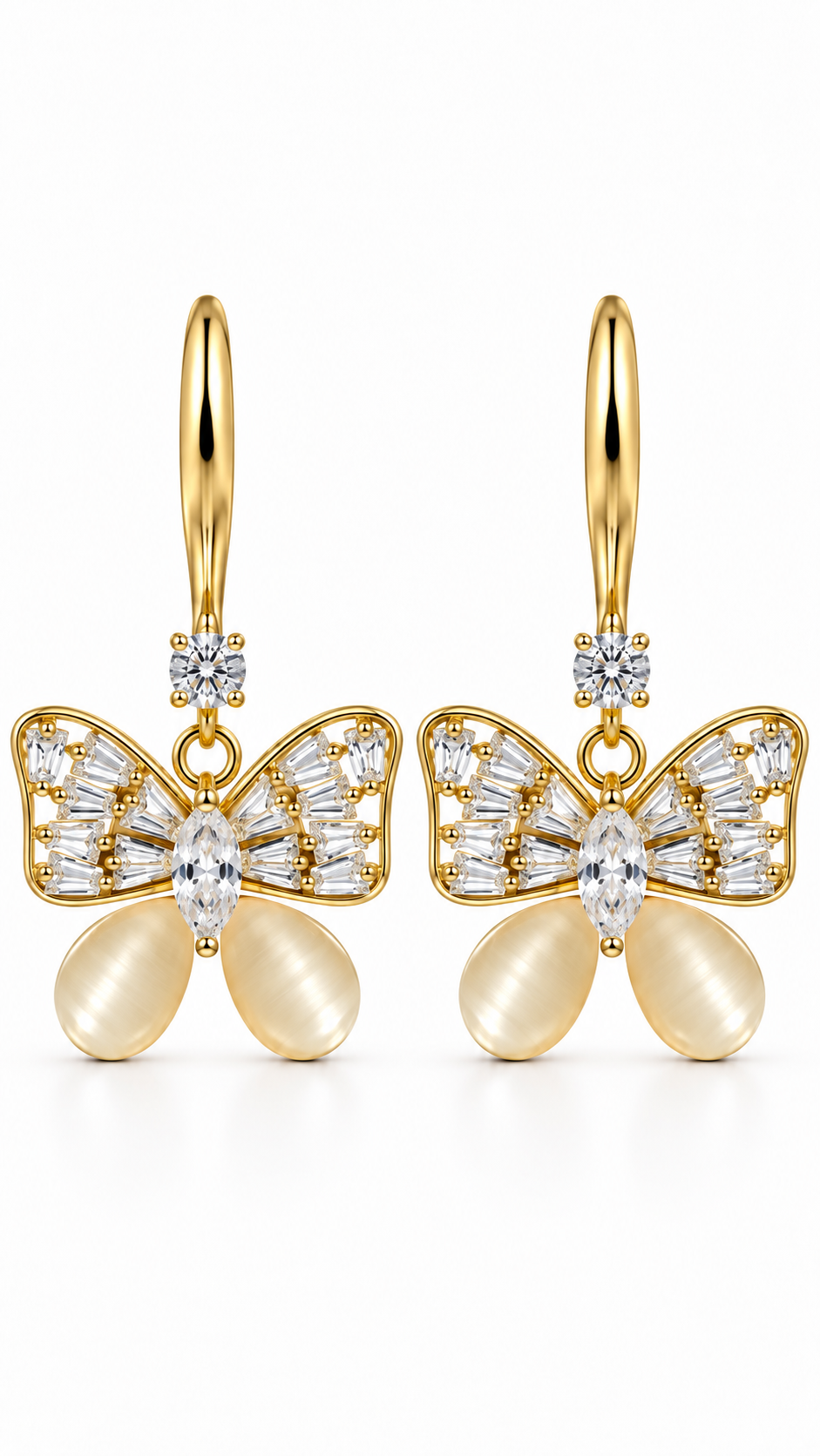Butterfly Crystal Earring