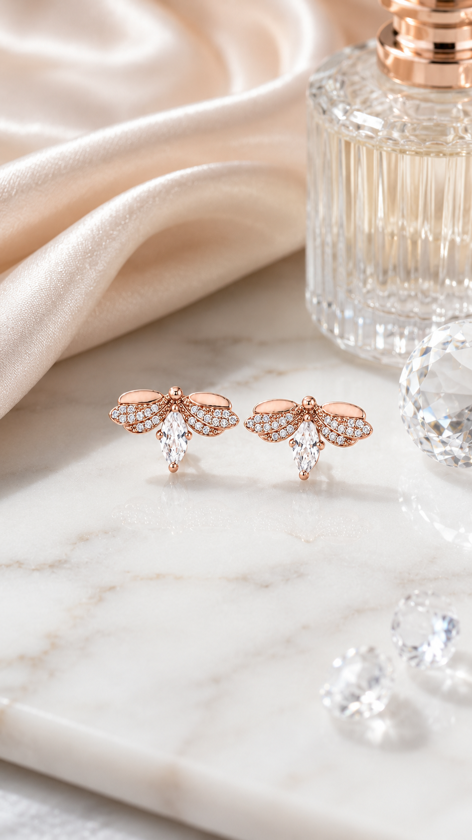 Dragonfly Marquise Earrings