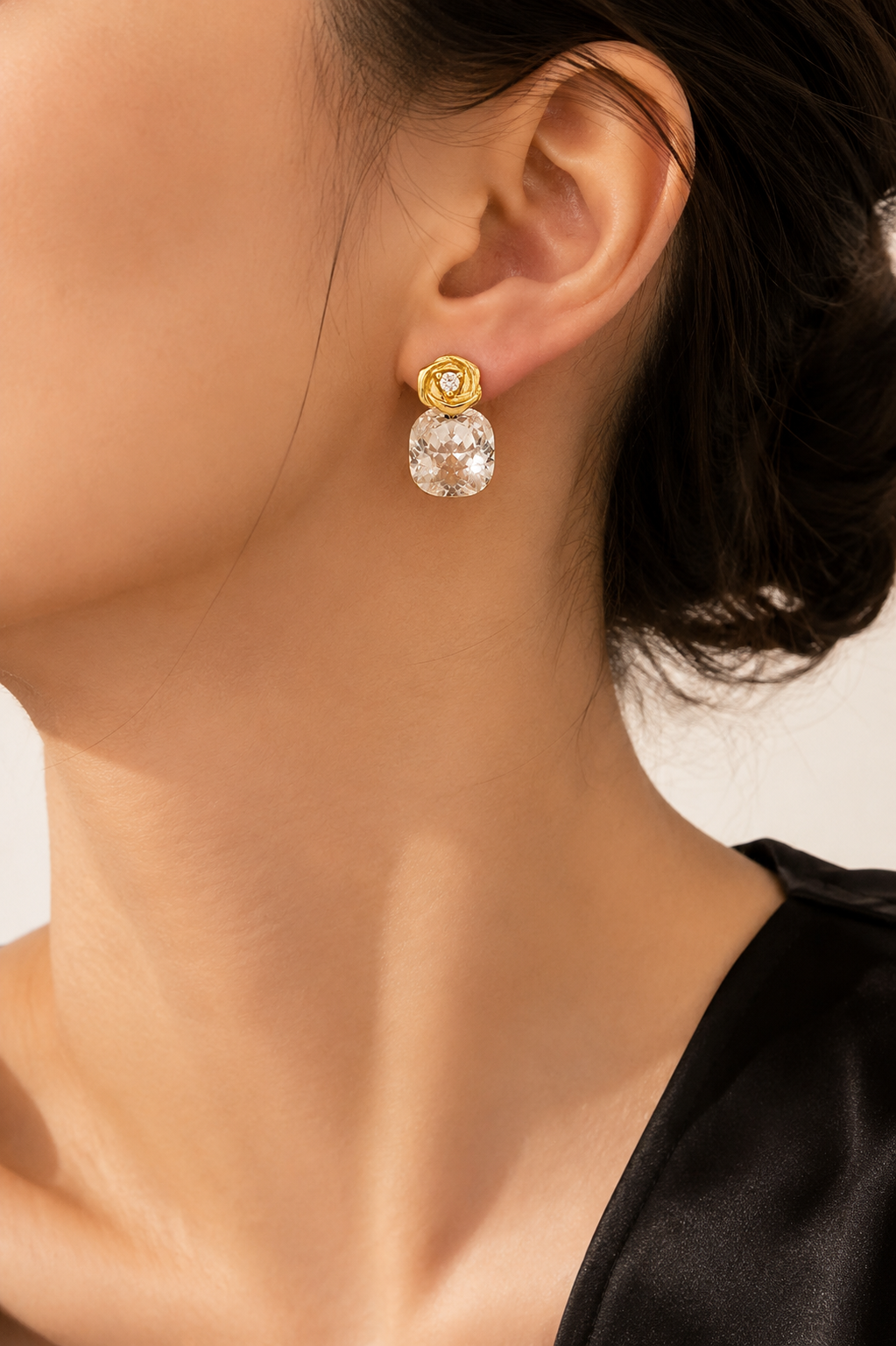 Rose Floral Earrings