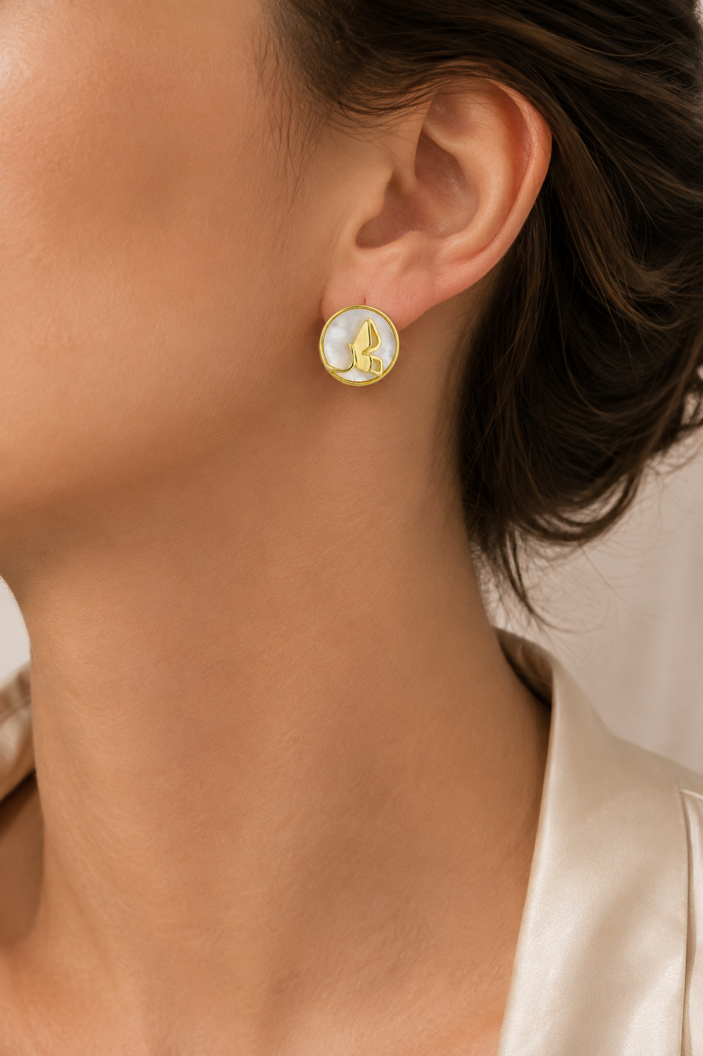 Butterfly Pearl Earrings
