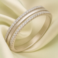 Elegant 925 Silver Double Line Zircon Band Ring for Women – Classic Everyday & Party Wear Finger Ring