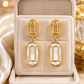 Gold-Tone Pearl Earrings