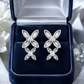 Double Four-Petal Earrings