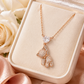 Rose Gold Teddy Bear Necklace
