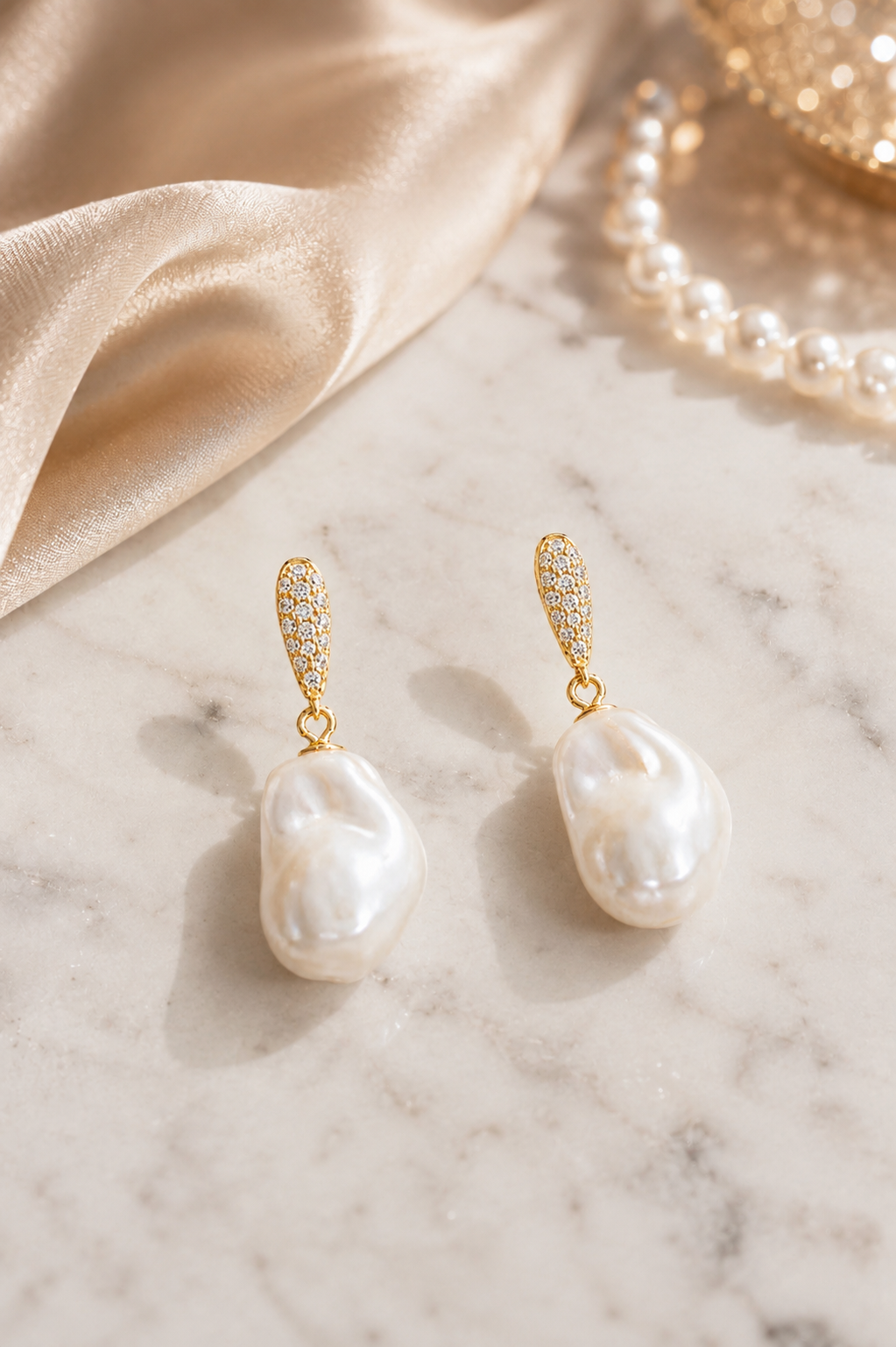 Baroque Pearl Earrings