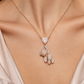 Rose Gold Teddy Bear Necklace
