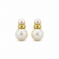 Double Pearl Earrings