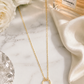 Golden Heart Lock Necklace