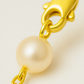 Gold Plated Pearl Chain Necklace for Women – Elegant Minimal Jewelry
