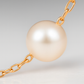 Gold Plated Pearl Chain Necklace for Women – Elegant Minimal Jewelry