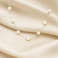 Gold Plated Pearl Chain Necklace for Women – Elegant Minimal Jewelry