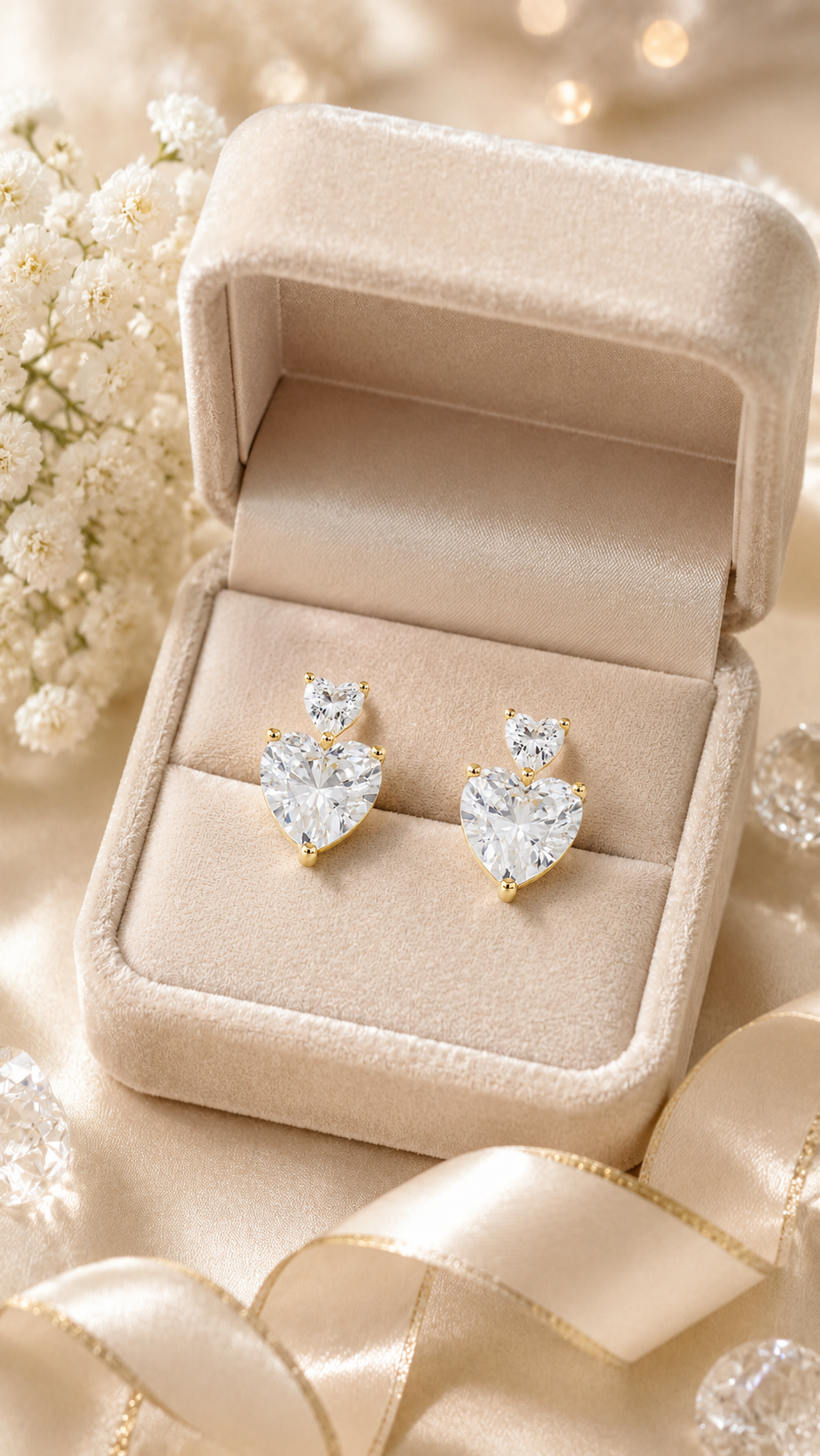 Double Heart Earrings