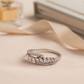 Stunning 925 Silver Dual Row Marquise Zircon Ring for Women – Elegant Party & Daily Wear Finger Ring