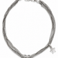 Multi-Strand Chain Bracelet with Flower & Star