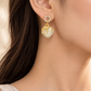 Gold Heart Teddy Earrings