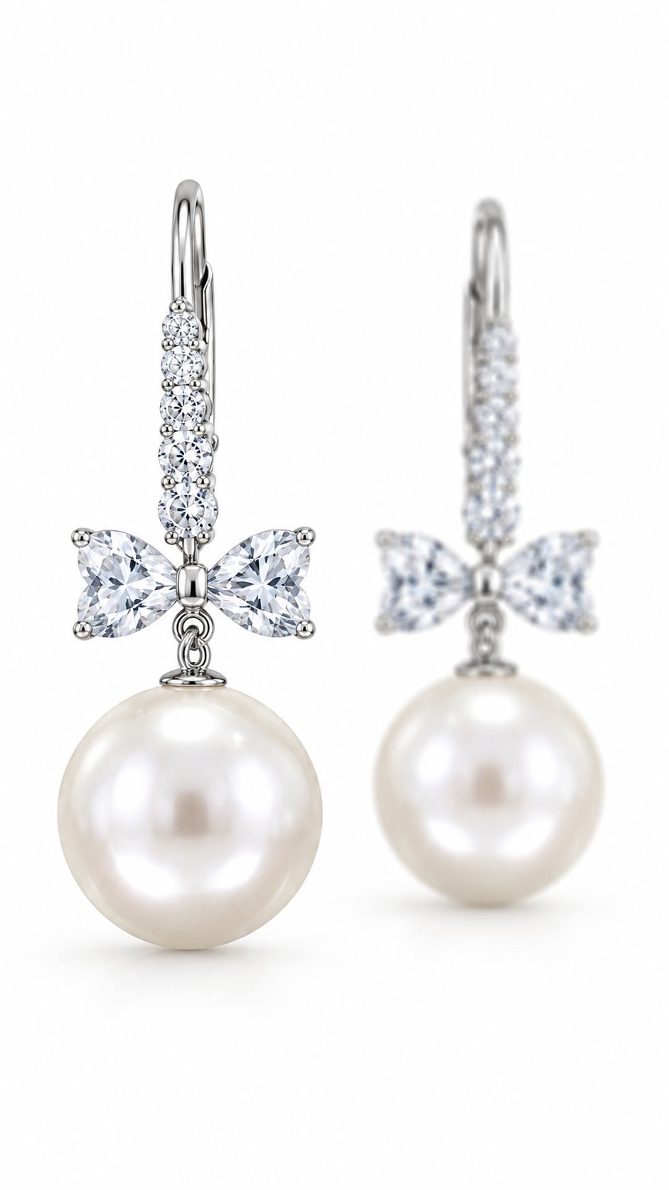 Bow & Pearl Earrings