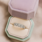 Elegant 925 Silver Baguette & Marquise Zircon Ring for Women – Designer Finger Ring for Party & Festive Wear