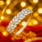 Elegant 925 Silver Baguette & Marquise Zircon Ring for Women – Designer Finger Ring for Party & Festive Wear