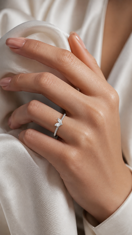 Double Marquise-Cut Ring