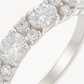 Elegant 925 Silver Classic Zircon Band Ring for Women – Timeless Sparkling Finger Ring for Daily & Party Wear
