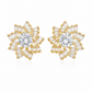 Sunburst Crystal Earrings