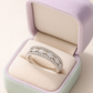 Elegant 925 Silver Dual Row Marquise Zircon Band Ring for Women – Stylish Party & Daily Wear Finger Ring