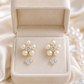 Pearl Princess-Cut Earrings