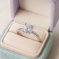Classic 925 Silver Round Solitaire Zircon Ring for Women – Elegant Engagement & Daily Wear Finger Ring
