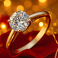 Classic 925 Silver Round Solitaire Zircon Ring for Women – Elegant Engagement & Daily Wear Finger Ring