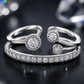 Multi-Layer Open Adjustable Ring