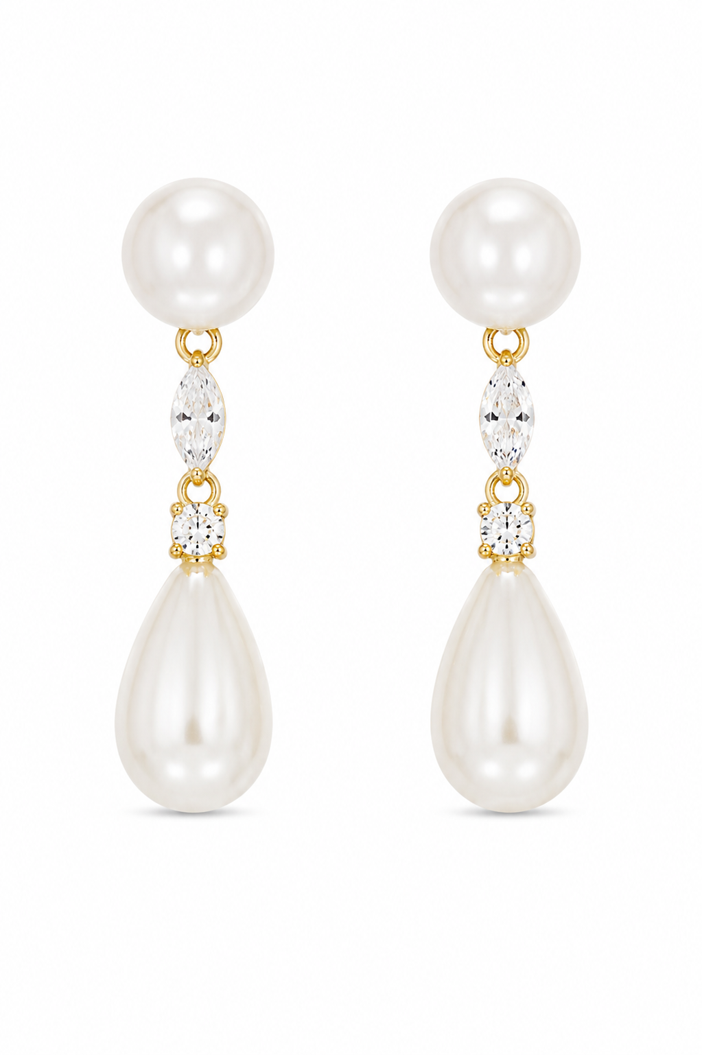 Pearl Marquise Earrings