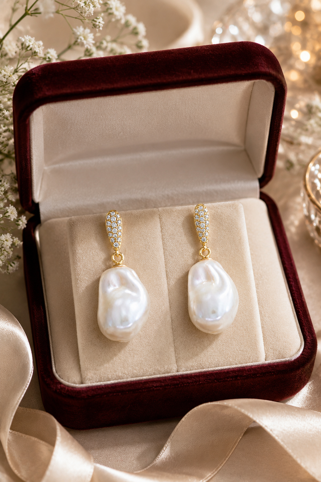 Baroque Pearl Earrings