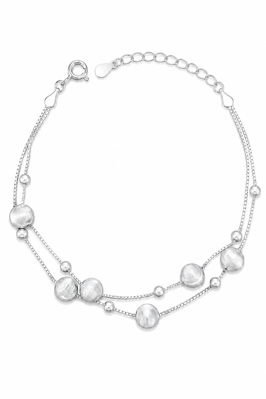 Double-Layer Ball Chain Bracelet