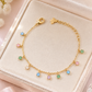 Multicolor Dangle Charm Bracelet