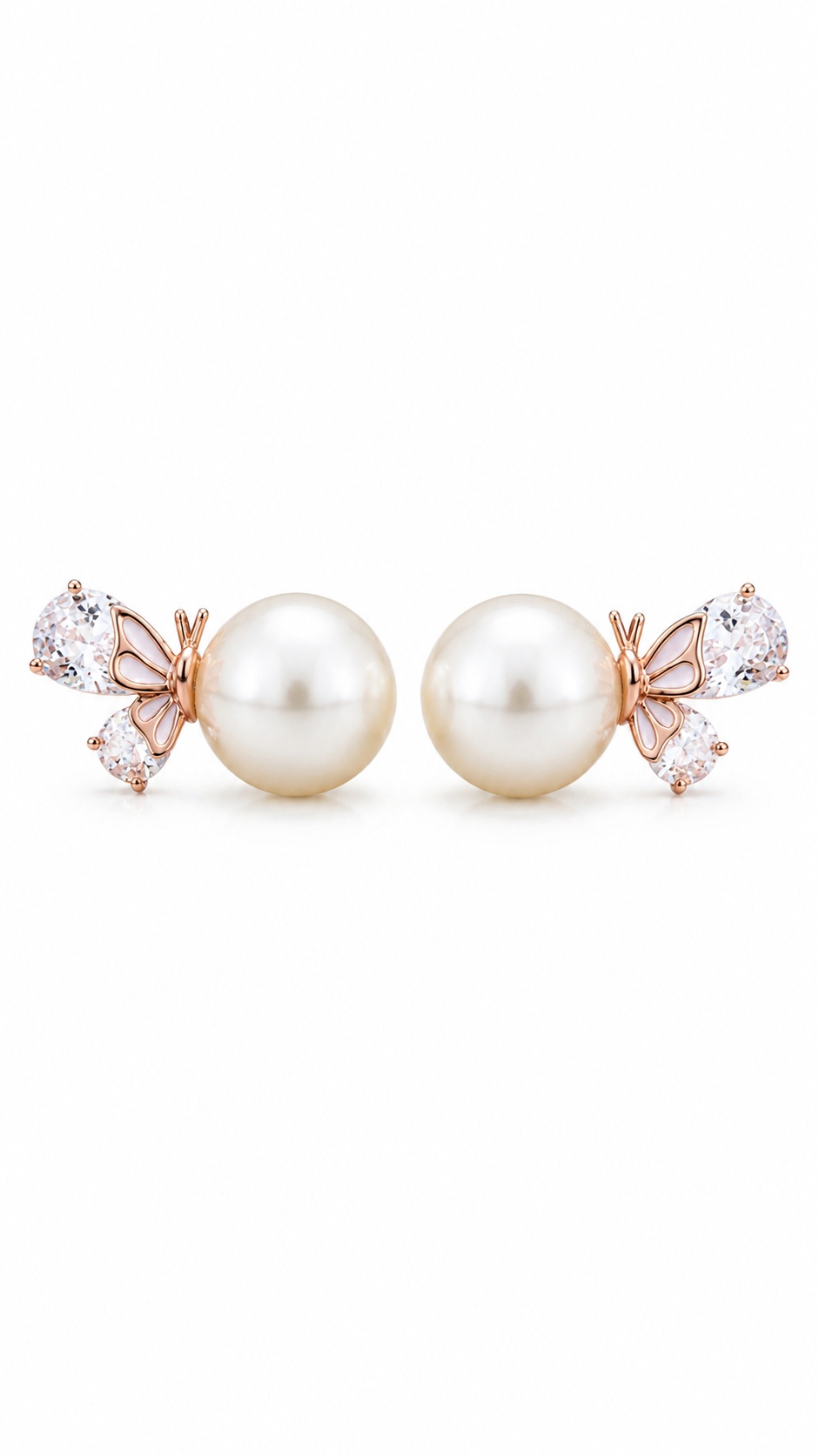 Pearl Butterfly Earrings