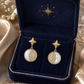 Moon & Star Pearl Earrings