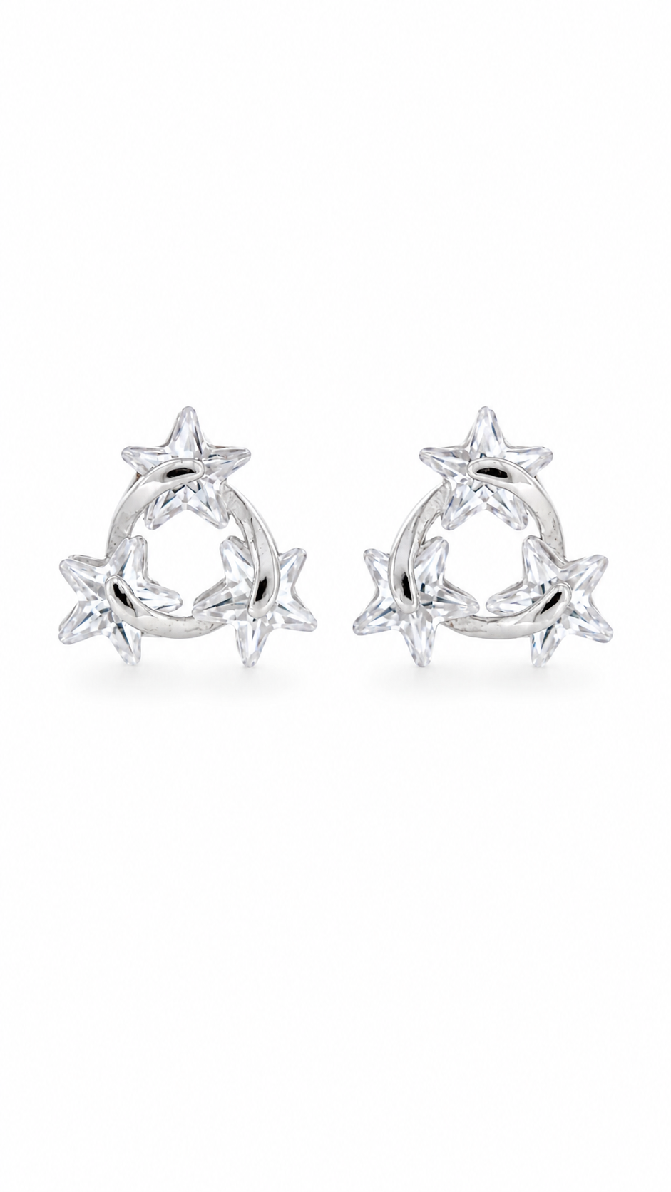 Triple Star Earrings