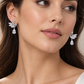 Swan Marquise Teardrop Earrings