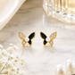 Black & White Butterfly Earrings