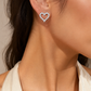 Open Heart Earrings